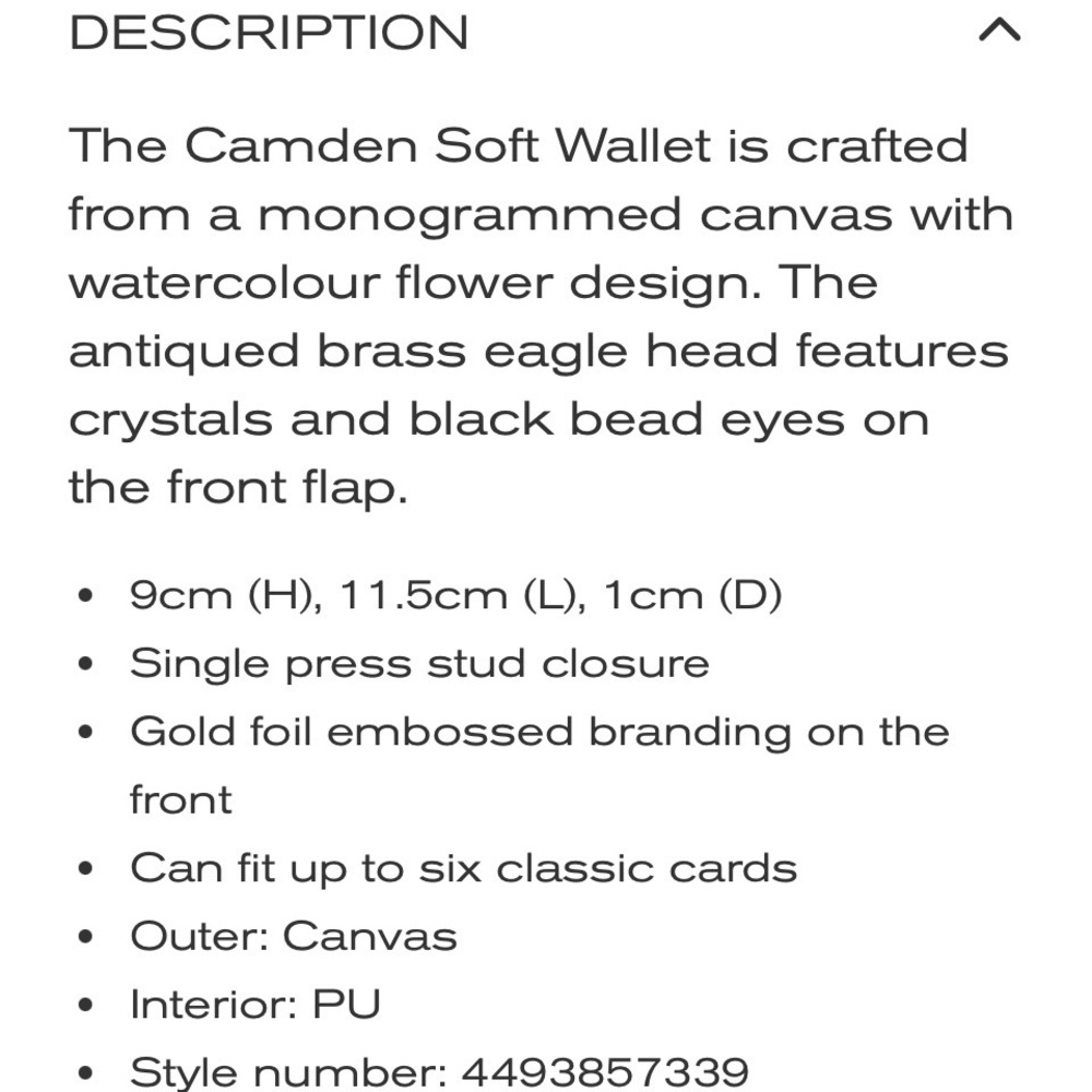 Kurt Geiger London Floral Wallet - Picture 5 of 5